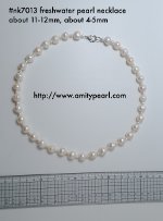 Nk7013 freshwater pearl necklace about 11-12mm about 4-5mm.jpg